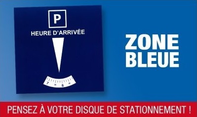 Info mise en place zone bleue