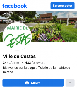 Suivez la page Facebook officielle de la ville