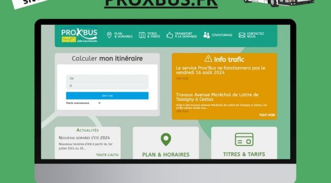 NOUVEAU SITE INTERNET PROXBUS