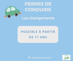 Les changements pour le permis de conduire