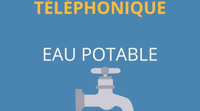 ⚠️ARNAQUE À L’EAU POTABLE !