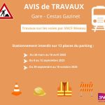 INFO STATIONNEMENT – GARE DE GAZINET-CESTAS