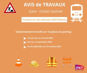 INFO STATIONNEMENT – GARE DE GAZINET-CESTAS