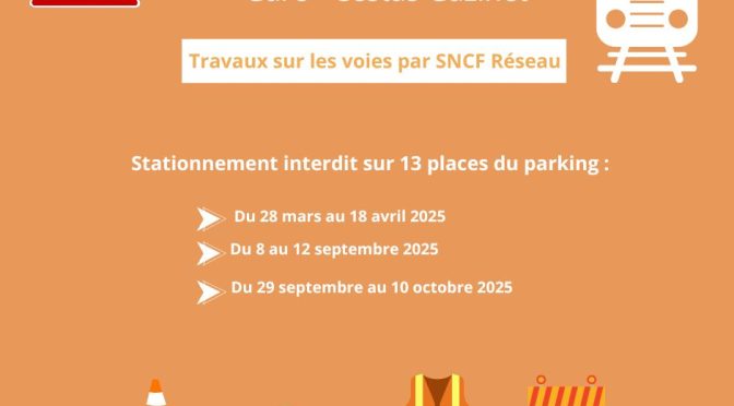 INFO STATIONNEMENT – GARE DE GAZINET-CESTAS