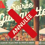 Annulation de la soirée Guinguette