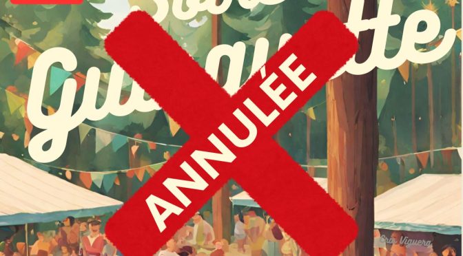 Annulation Soirée Guinguette du 13 juin