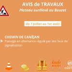 Travaux d’aménagement d’accès au complexe sportif du Bouzet