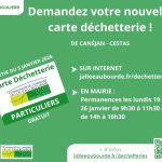 Nouvelle carte d’accès à la déchetterie de Canéjan–Cestas