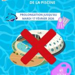 Piscine : fermeture prolongée