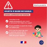 Alerte sur de l’amiante dans certains jouets contenant du sable 
