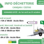 HORAIRES ETE DÉCHETTERIE CESTAS / CANÉJAN