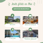 FERMETURES PONTS & JOURS FÉRIÉS MAI 2026