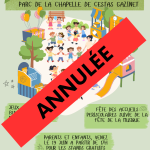 Annulation des manifestations du vendredi 19 juin