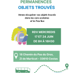 Objets trouvés dans les cars scolaires et Prox’Bus