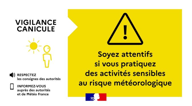 Vigilance jaune canicule en Gironde