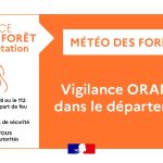 Vigilance Orange risque de feux de forêts