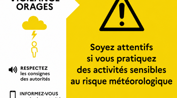 Vigilance météo en Gironde