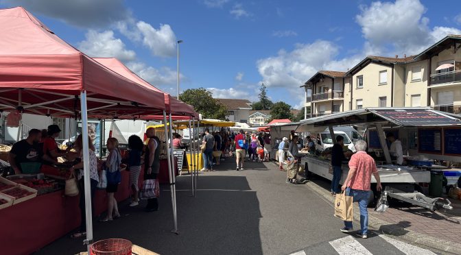 Marché de Cestas Bourg maintenu demain matin