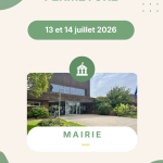 Rappel : Fermeture de la mairie les 13 et 14 juillet 2026