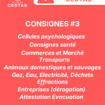 Mise à jour des consignes – Informations importantes – Vendredi 31 juillet