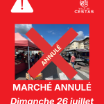 ANNULATION DU MARCHÉ