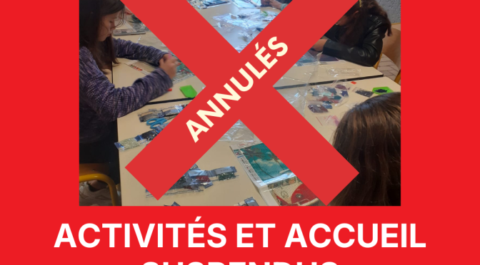 Incendies – Activités et accueil suspendus du SAJ, Centres de loisirs et du SAGC MULTISPORTS