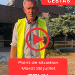 Point de situation – Mardi 28 juillet à 20h10 – FEUX