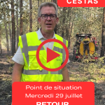 Point de situation – Mercredi 29 juillet – Soir : Retour sur les feux