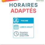 La piscine de Cestas rouvre cet après-midi