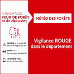 Vigilance Rouge Feux de forêts