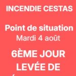 POINT DE SITUATION – Mardi 4 août