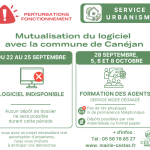Perturbations fonctionnement service urbanisme