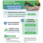 Travaux à la déchetterie de Canéjan/Cestas : fermeture estivale et solutions alternatives