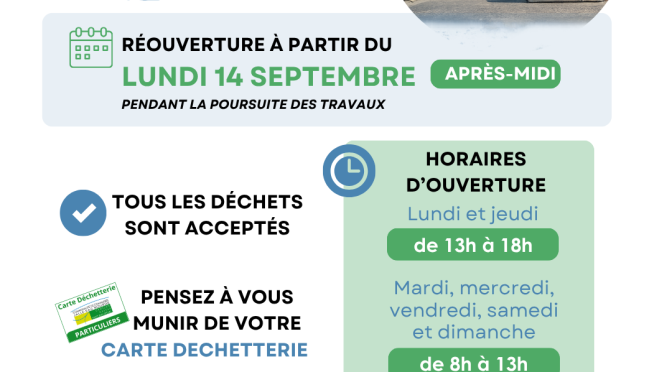 Travaux à la déchetterie de Canéjan/Cestas : fermeture estivale et solutions alternatives
