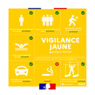 Vigilance jaune feux de forêts
