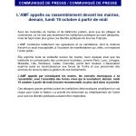 APPEL AU RASSEMBLEMENT – AMF